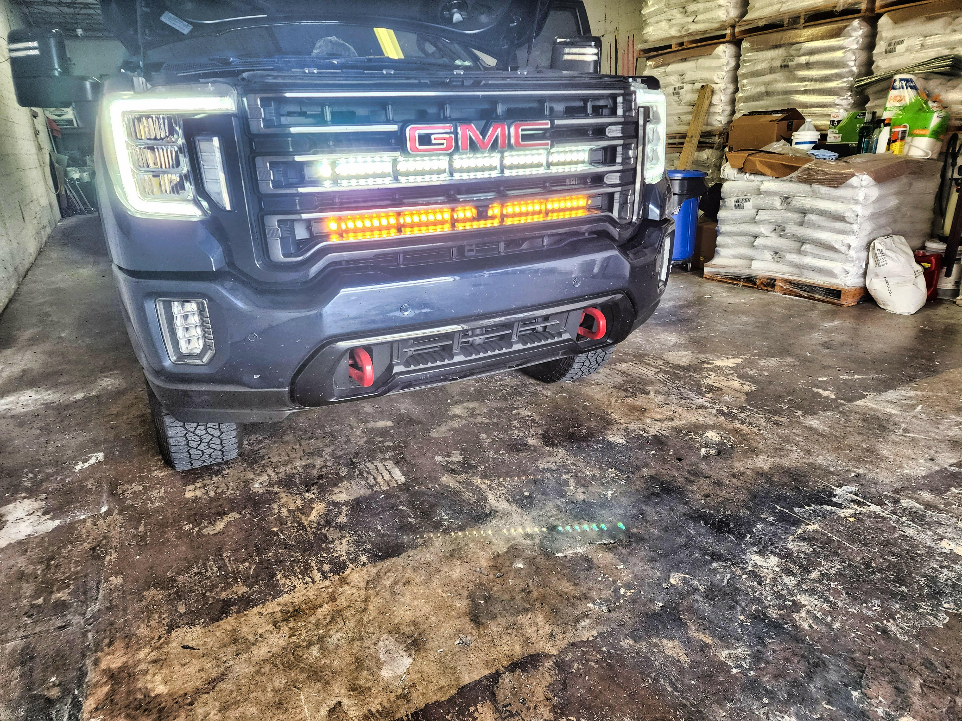 2020+ GMC Sierra 2500/3500HD Dual 40s Light Bars - Image 6