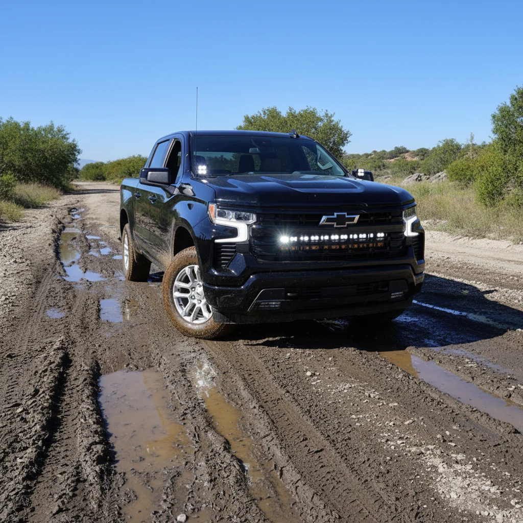 2022+ Chevrolet Silverado 1500 Dual 40s Light Bars PRO - Image 5