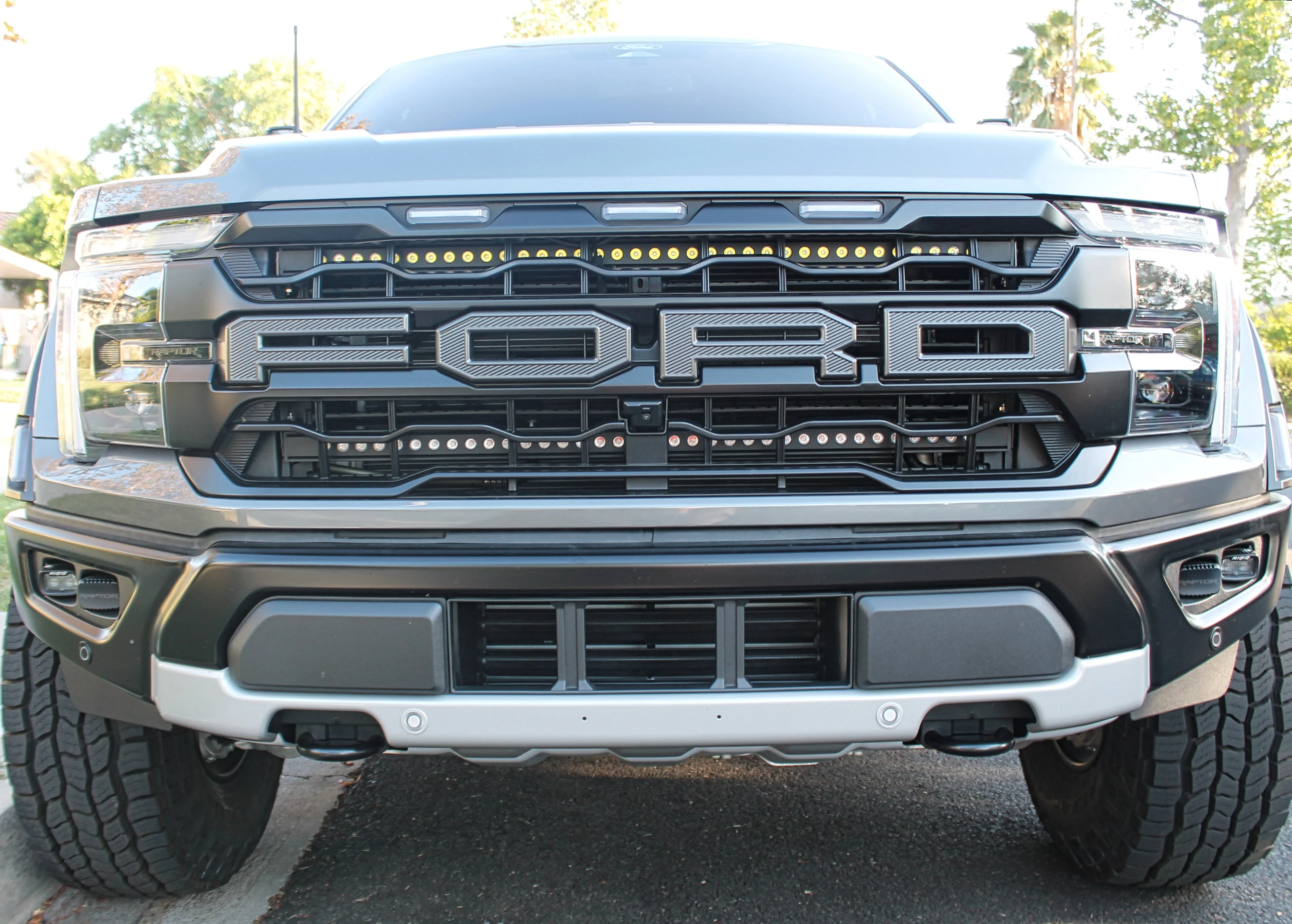 2024+ Ford Raptor grille lightbars Gen 3 Refresh Dual 40s - Slim - Image 11